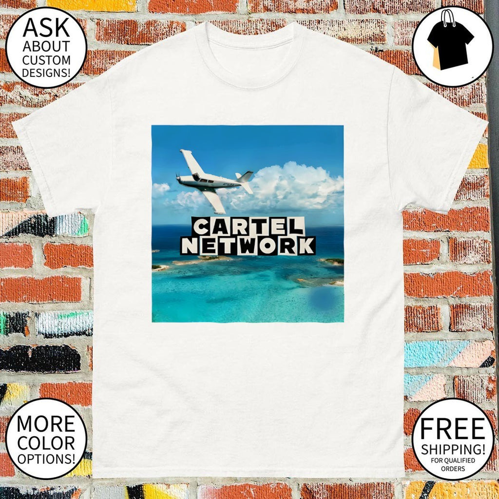 Cartel Network Cartel Pilots Wanted parody shirt