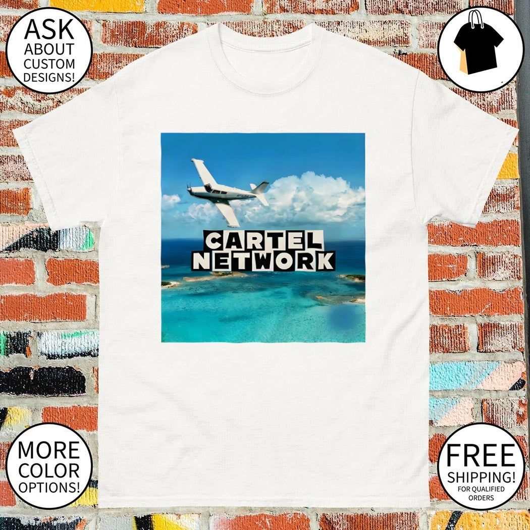 Cartel Network Cartel Pilots Wanted parody shirt