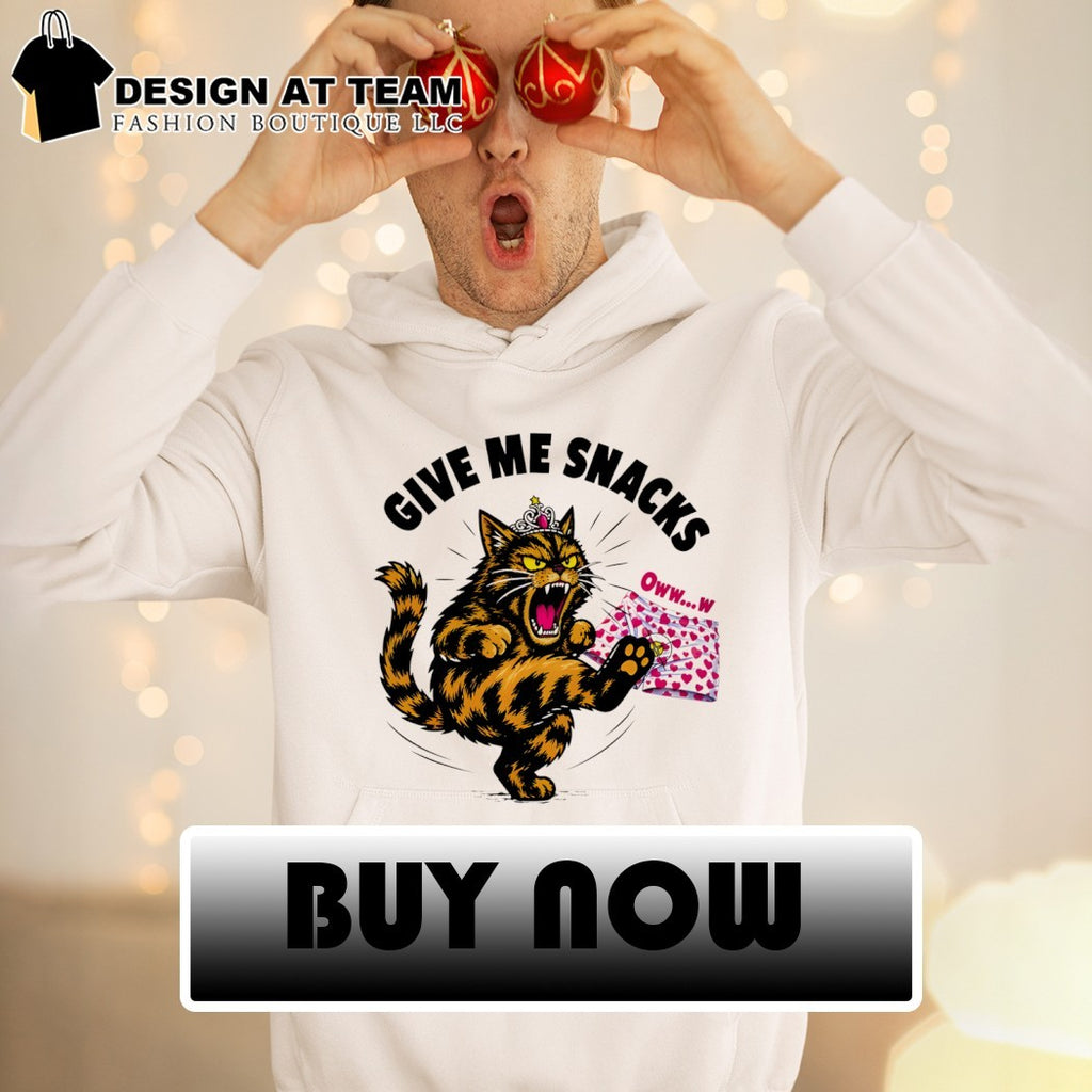 Cat crown Give Me Snacks Owww shirt