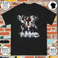 Chris Brown Usher The R and B Tour Musical Artist Black And White Concert shirt