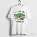 Classic Alligator Eat The Rich Before They Eat You Cartoon