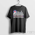 Classic Chicago Cubs Players Names Skyline Thank You For The Memories