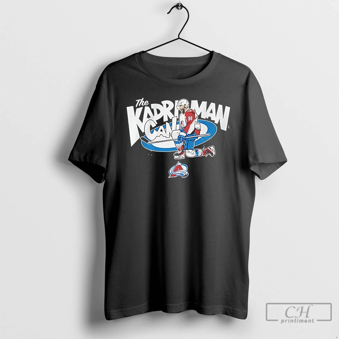 Classic Colorado Avalanche The Kadri Man Can Cartoon