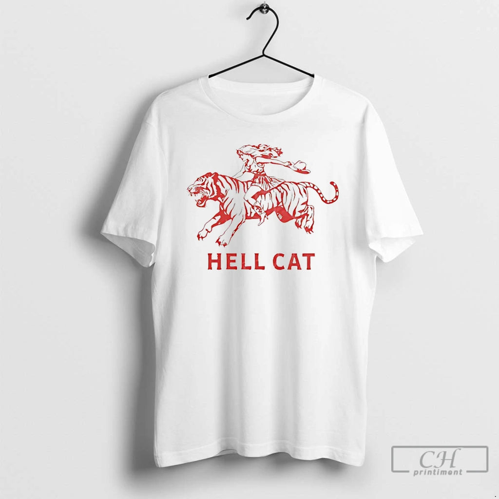 Classic Cowgirl Hell Cat Retro
