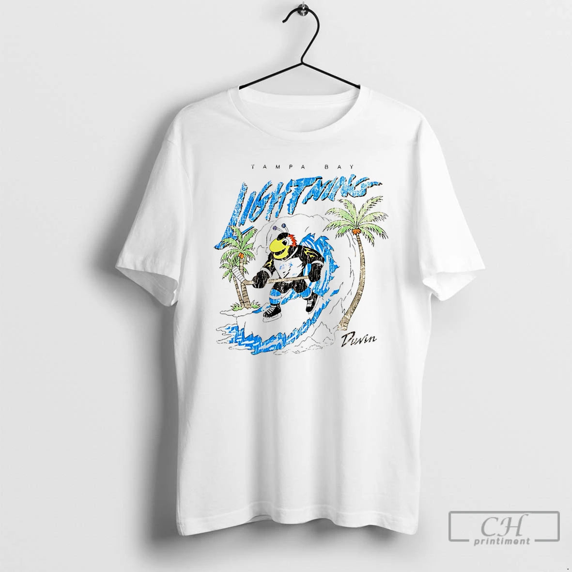 Classic Duvin X Tampa Bay Lightning Thunderbug Mascot Graphic