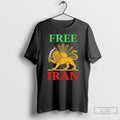 Classic Free Iran With Lion And Sun Shiro Khorshid Symbol