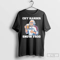 Classic George Washington Drinking Beer Cry Harder Snow Frog Usa Hockey