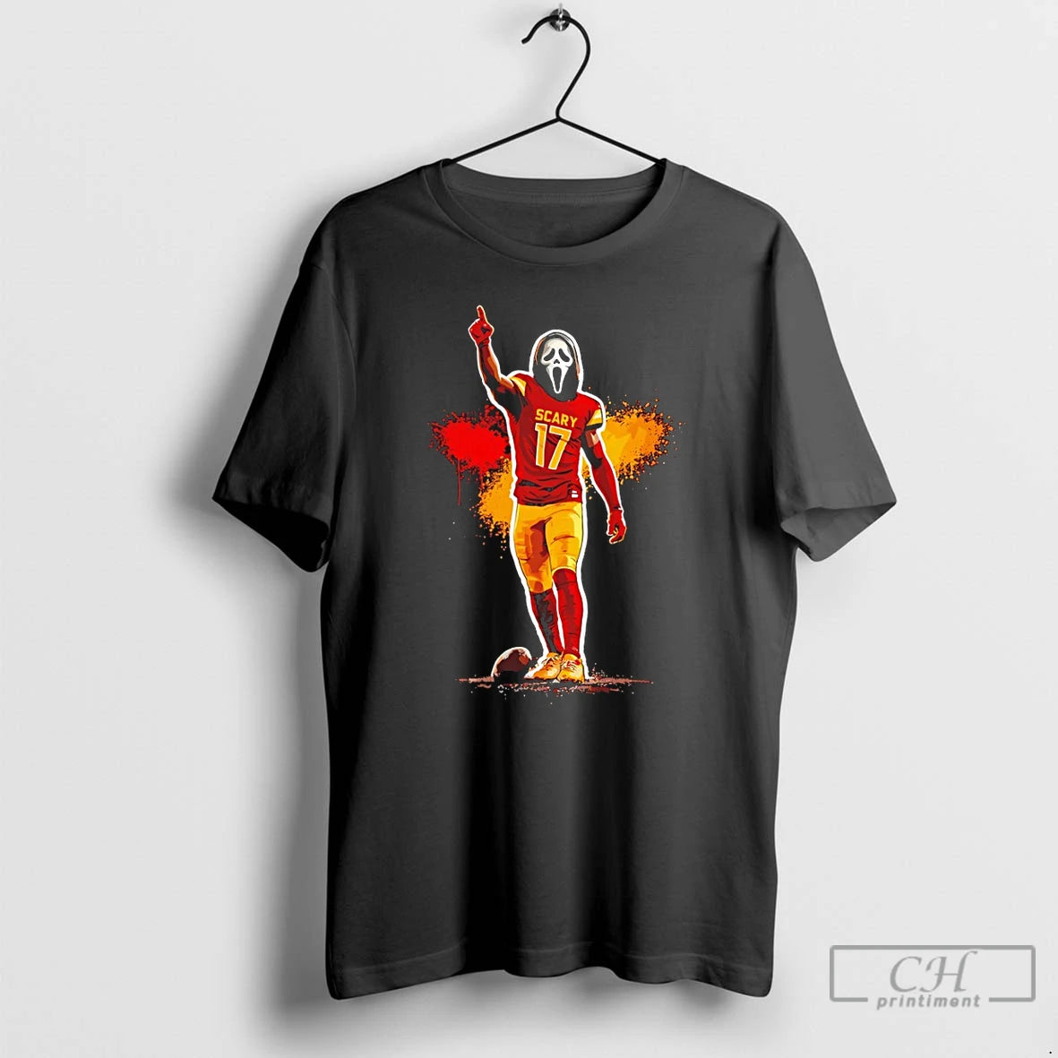 Classic Ghostface X Terry Mclaurin Scary 17 Washington Commanders Football