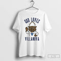 Classic God Loves Villanova Wildcats Logo