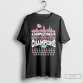 Classic Gonzaga Bulldogs Mens Basketball 2026 West Coast Conference 29x Champions City Skyline T Shirts