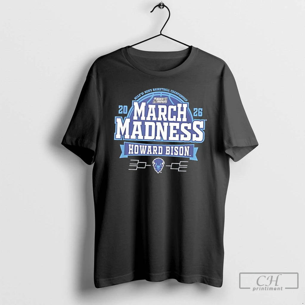Classic Howard Bison 2026 March Madness Ncaa Mens Basketball Logo