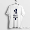 Classic Illinois Fighting Illini Mens Basketball State Logo