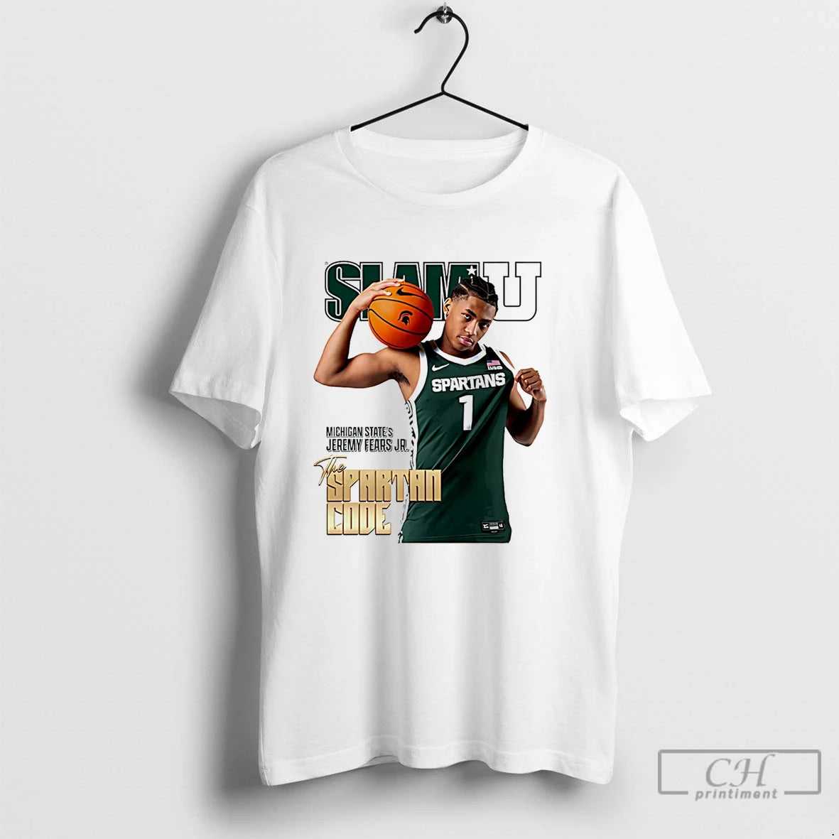 Classic Jeremy Fears Jr Michigan State Spartans The Spartan Code Slamu Graphic T Shirts Sweater