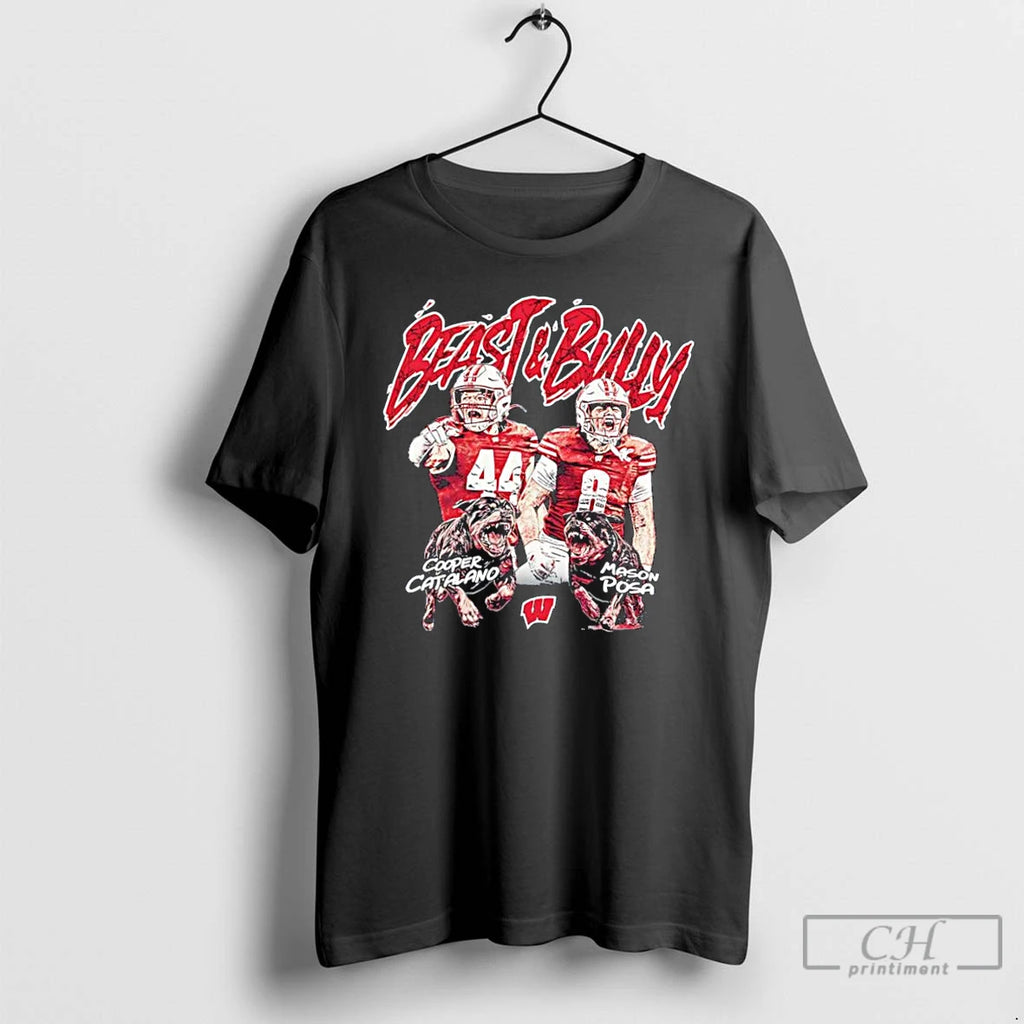 Classic Mason Posa Cooper Catalano Beast Bully Wisconsin Badgers Ncaa Football