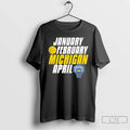 Classic Month Of Michigan Basketball January February Michigan Wolverines April