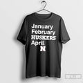 Classic Nebraska Basketball January February Huskers April