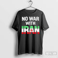 Classic No War With Iran Peace Protest