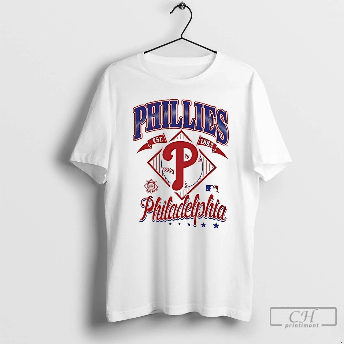 Classic Philadelphia Phillies National League Logo Est 1883