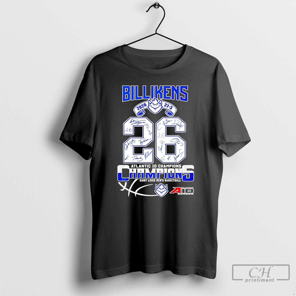 Classic Saint Louis Billikens Atlantic 10 Champions 2026 27 3 Signatures