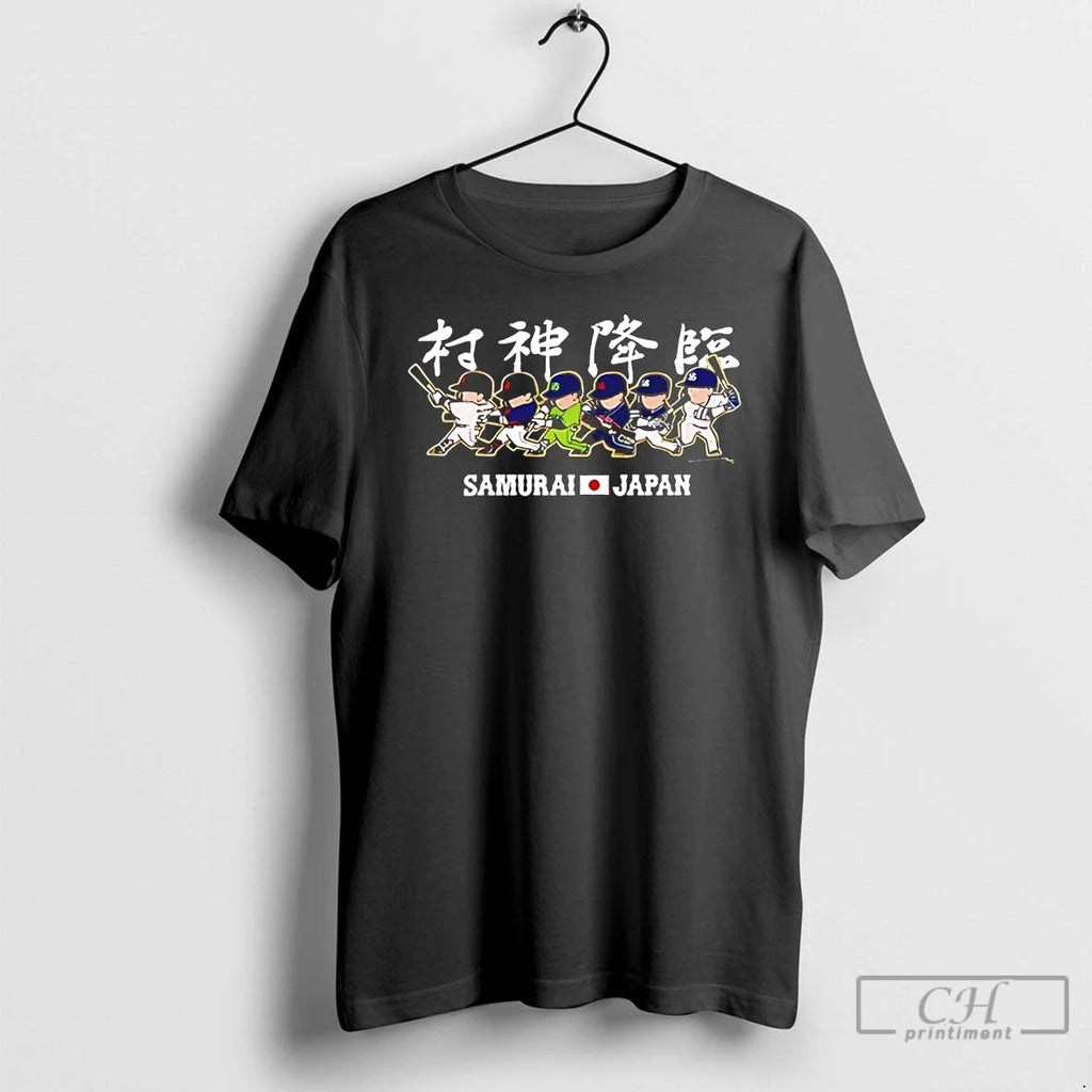 Classic Shawn Spradling Shohei Ohtani Samurai Japan Caricature