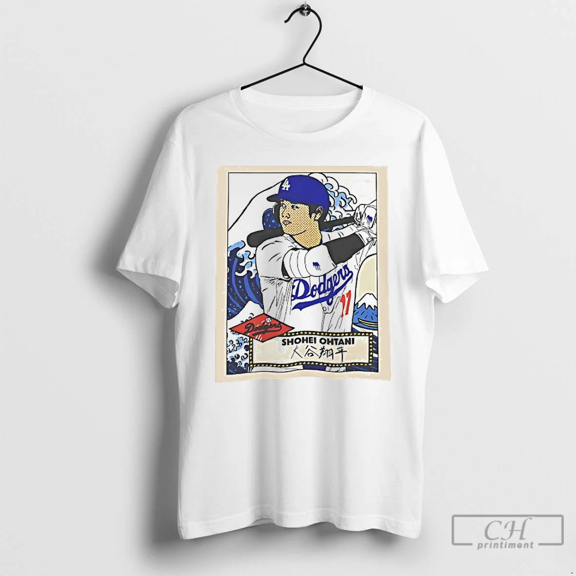 Classic Shohei Ohtani Los Angeles Dodgers Hokusai 2026
