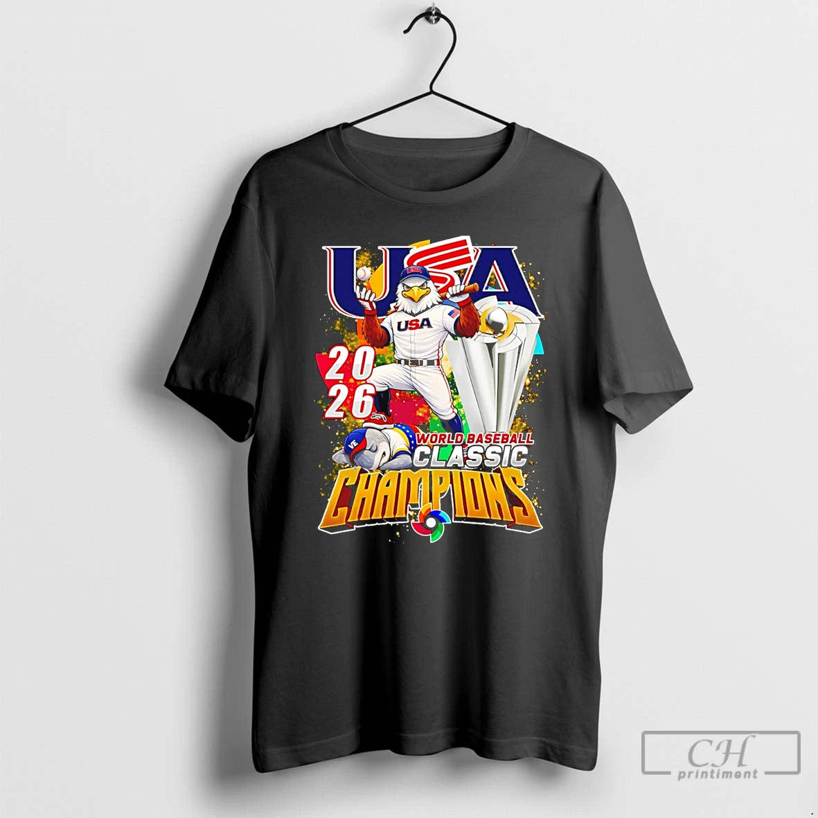 Classic Team Usas 2026 World Baseball Classic Champions Mascot