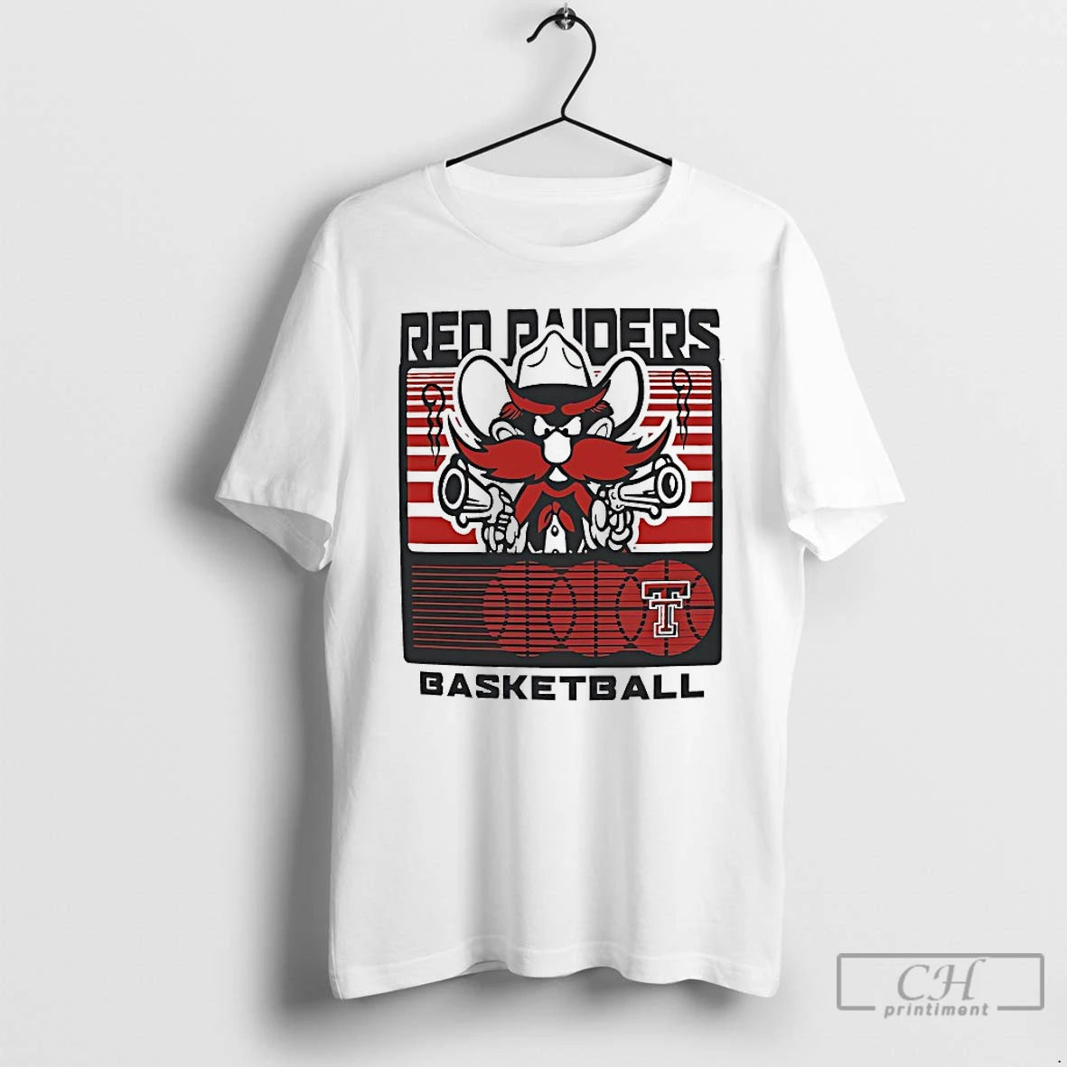 Classic Texas Tech Red Raiders Basketball Staredown