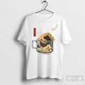 Classic The Great Wave Of Coffee Graphic