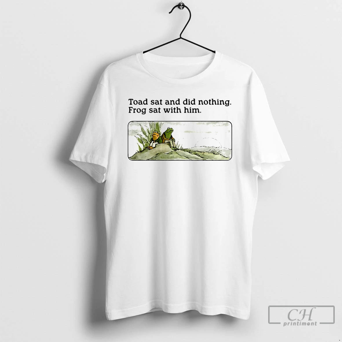 Classic Toad Sat And Did Nothing Frog Sat With Him