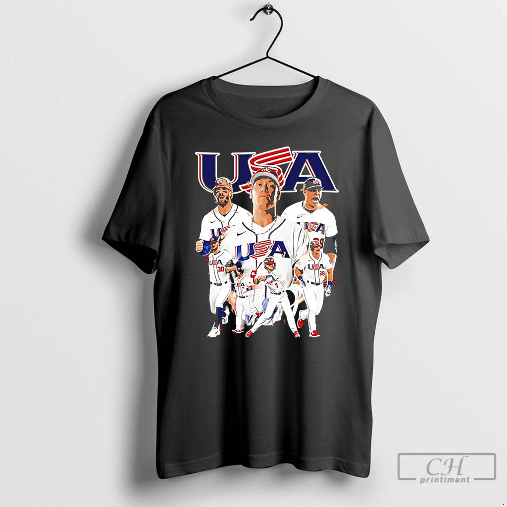 Classic Usa Baseball 2026 Usa Wbc Team Colage Graphic