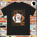 Cleveland Cavaliers Donovan Mitchell basketball player jersey print mens black shirt