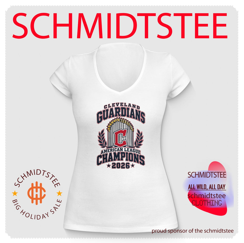 Cleveland Guardians American League Champions 2026 Arch Logo Baseball shirt
