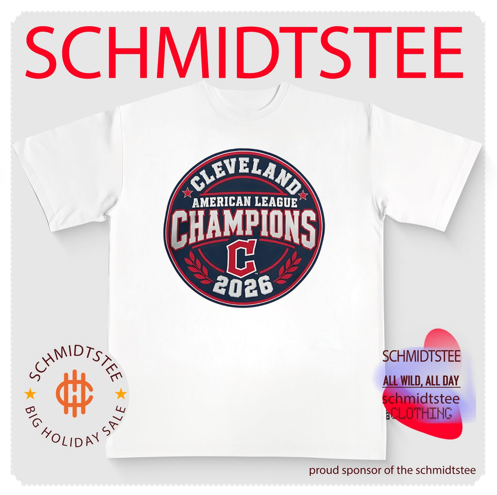 Cleveland Guardians American League Champions 2026 Round Emblem Baseball Fan Shirt