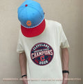 Cleveland Guardians American League Champions 2026 Round Emblem Baseball Fan Shirt