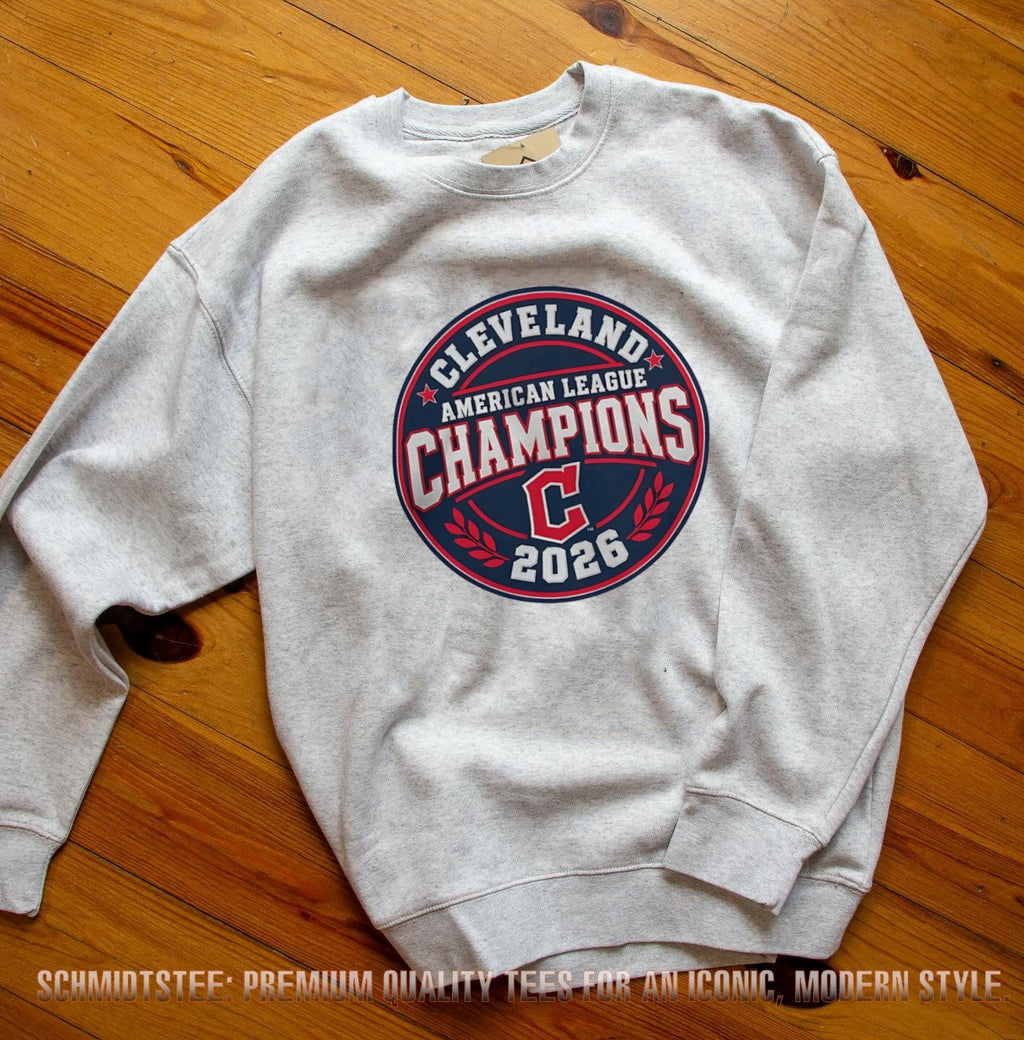 Cleveland Guardians American League Champions 2026 Round Emblem Baseball Fan Shirt