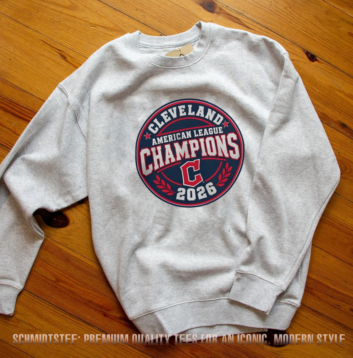 Cleveland Guardians American League Champions 2026 Round Emblem Baseball Fan Shirt