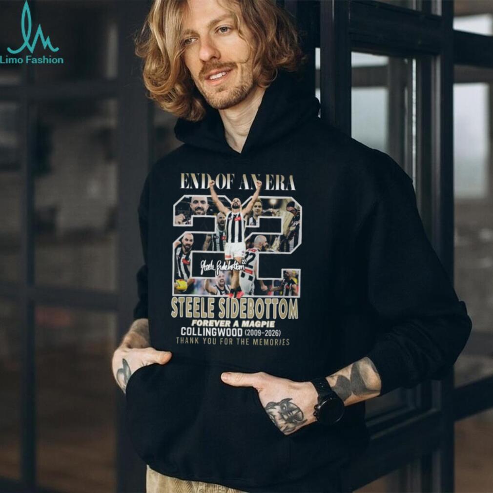 Collingwood Magpies Steele Sidebottom Australian Rules Football Shirt