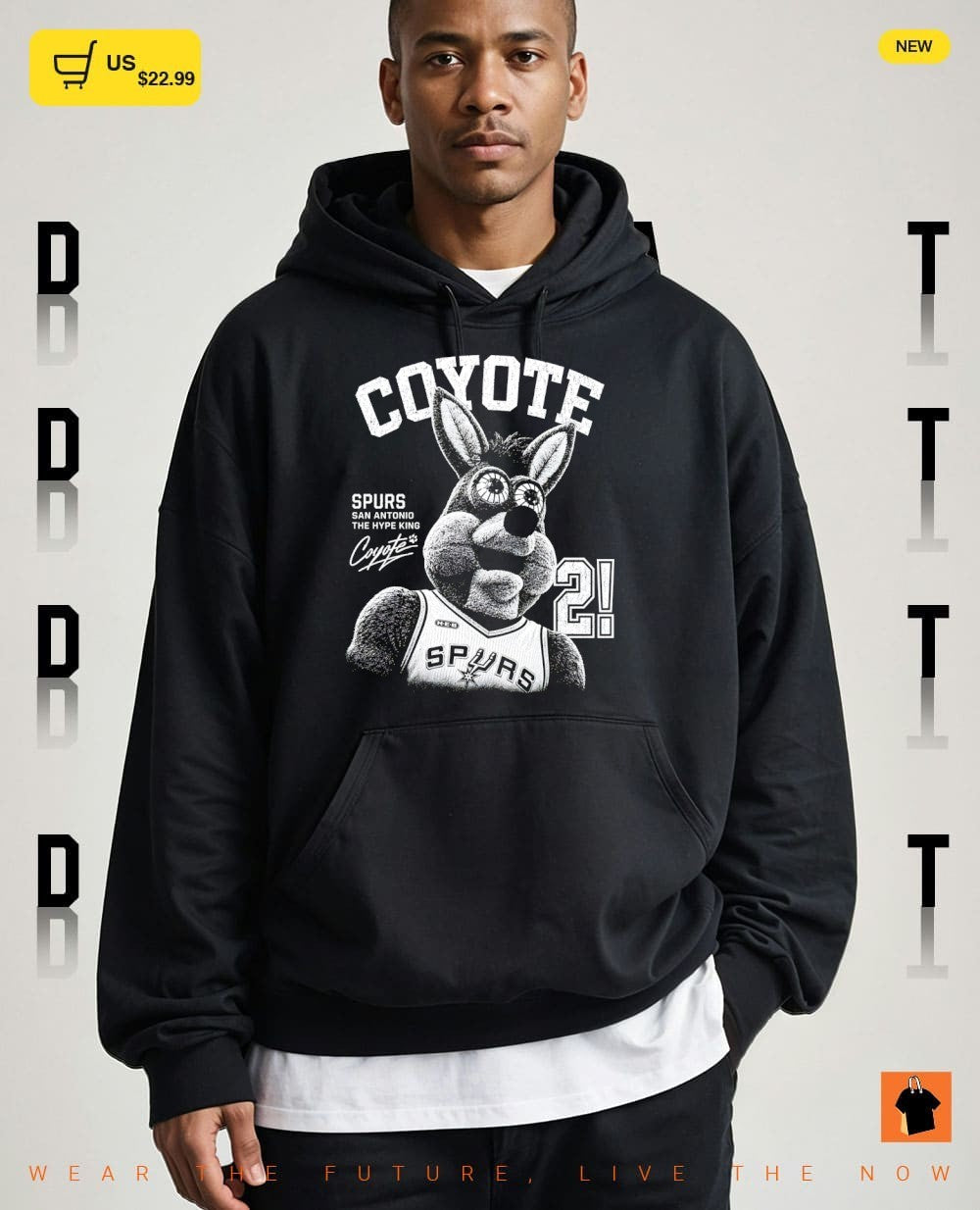 Coyote San Antonio Spurs NBA Basketball Spurs The Hype King signature shirt