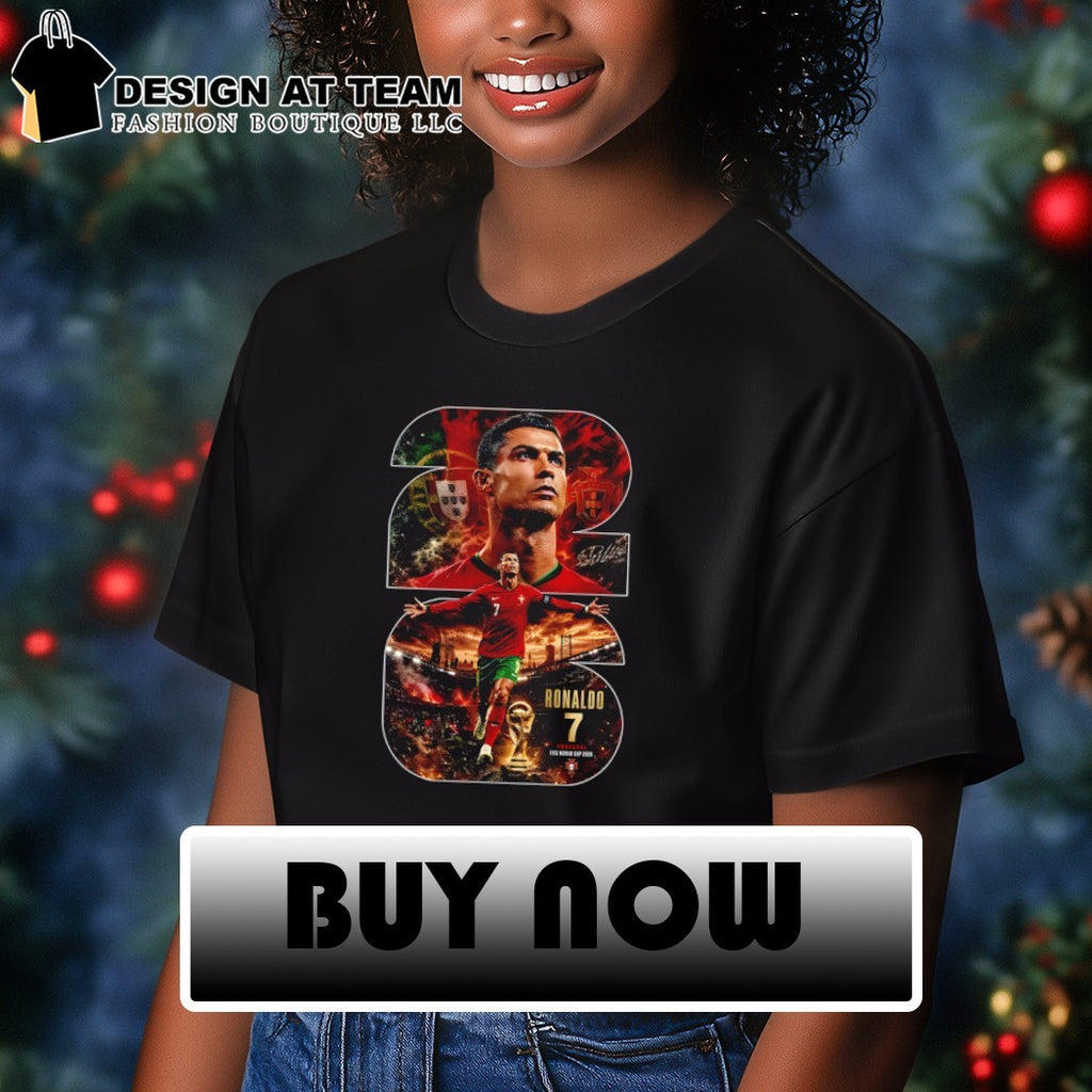 Cristiano Ronaldo soccer player Portugal national team uniform 2026 shirt