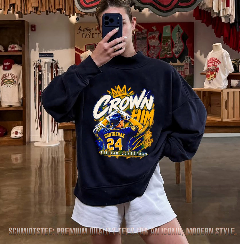 Crown Him William Contreras Milwaukee Brewers NLCS 2026 signature shirt