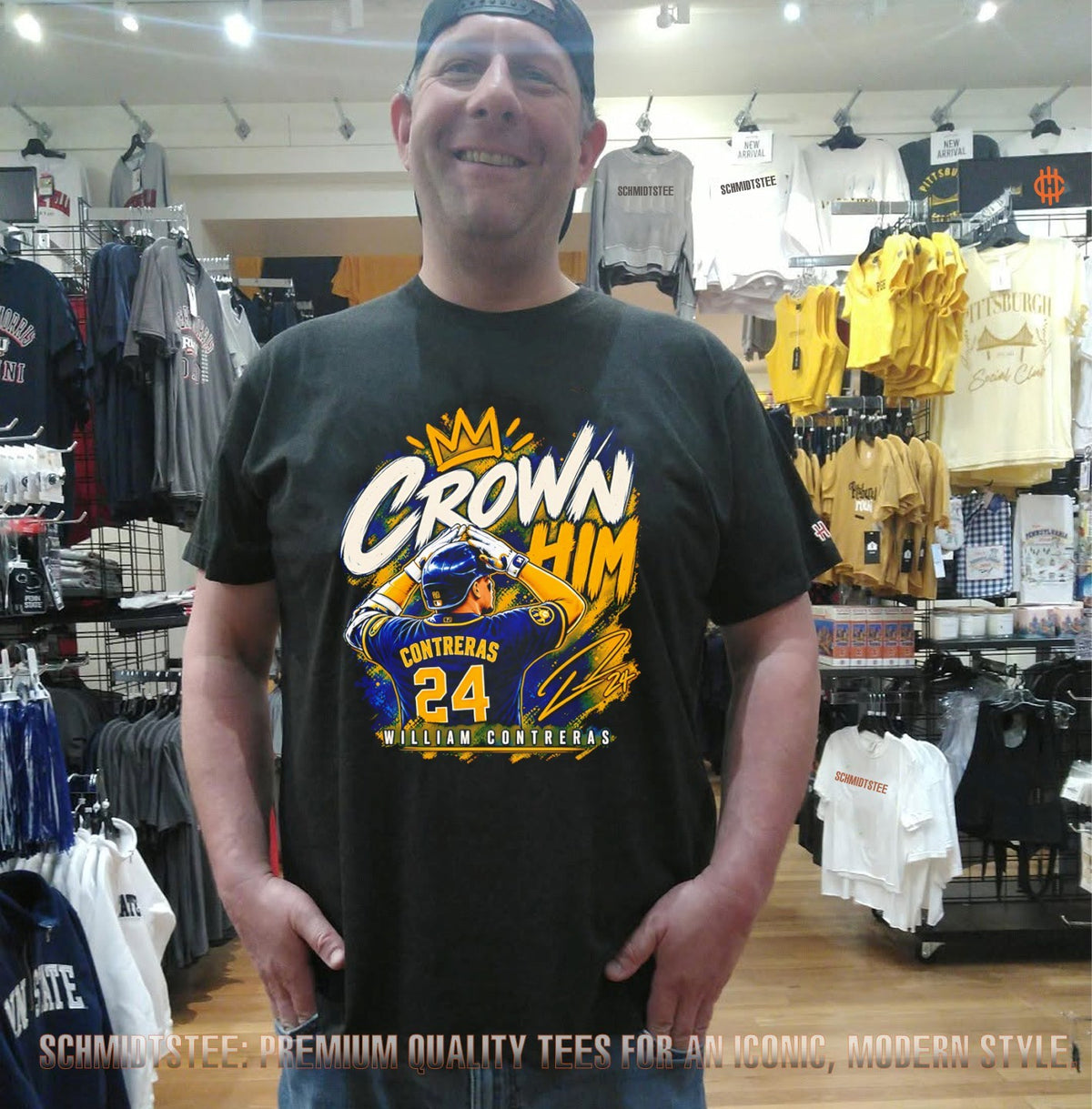 Crown Him William Contreras Milwaukee Brewers NLCS 2026 signature shirt