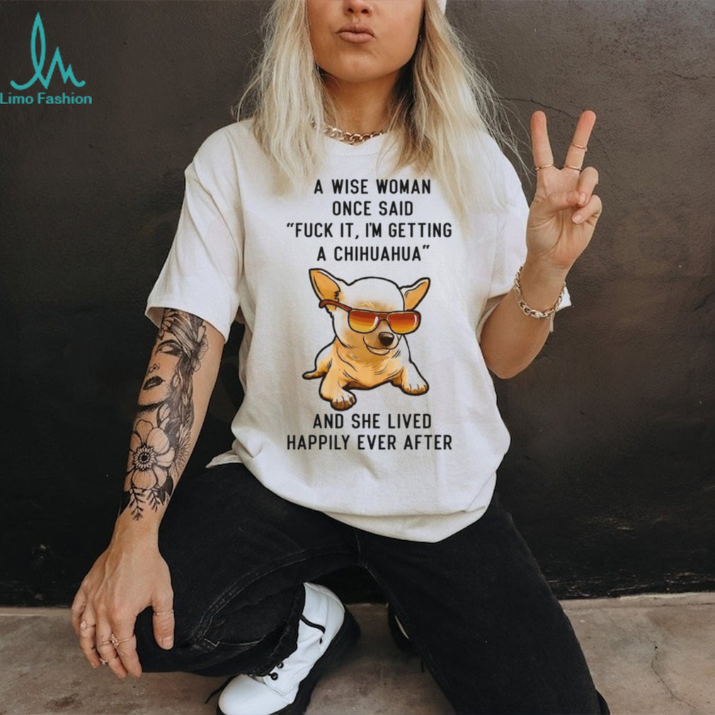 Cute Chihuahua Dog Sunglasses Funny Animal Lover Shirt