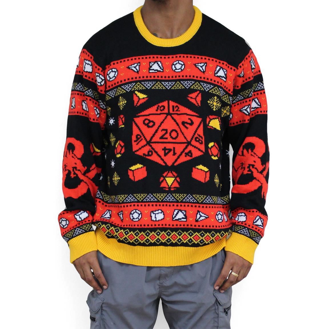 New D&D Dungeons and Dragons Holiday Christmas Sweater