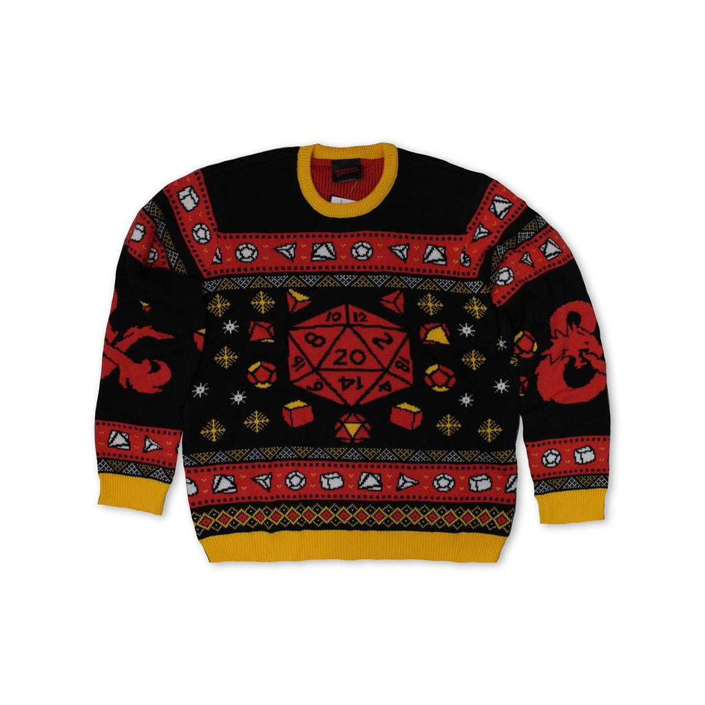 New D&D Dungeons and Dragons Holiday Christmas Sweater