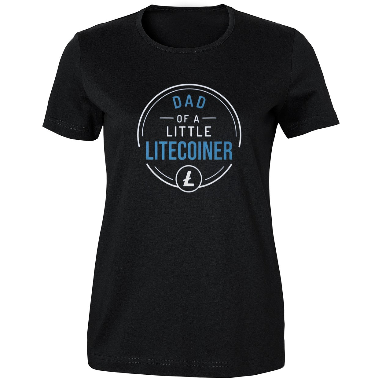 Dad Of A Little Litecoiner Litecoin Shirt