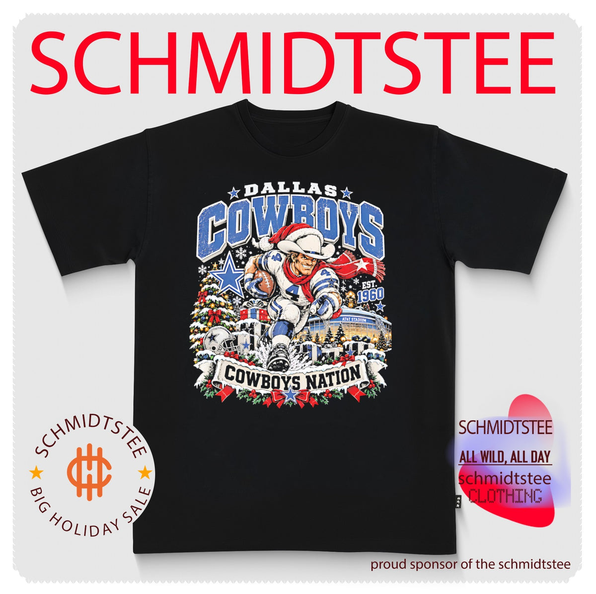 Dallas Cowboys mascot Cowboys Nation Christmas shirt