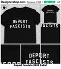 Deport Fascists 2026 shirt