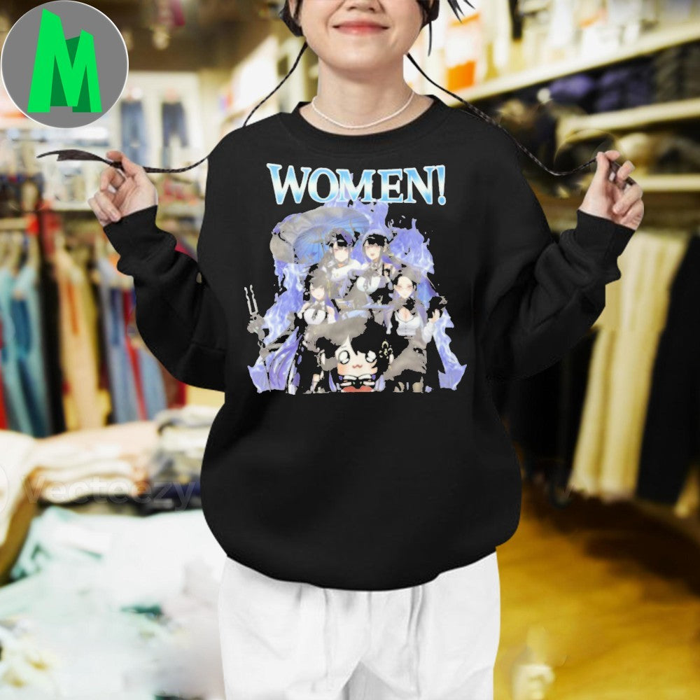 Design Anime Game Girl Group Nerissa Ravencroft Women Graphic T-Shirt