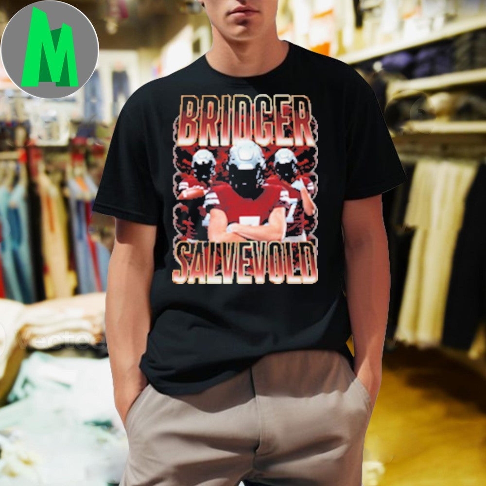 Design Bridger Salvevold Football Player Fan Graphic T-Shirt