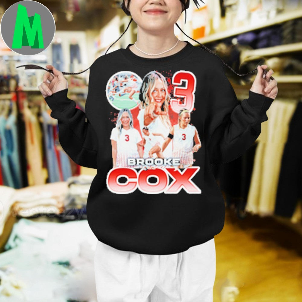 Design Brooke Cox #3 Soccer Player Graphic T-Shirt